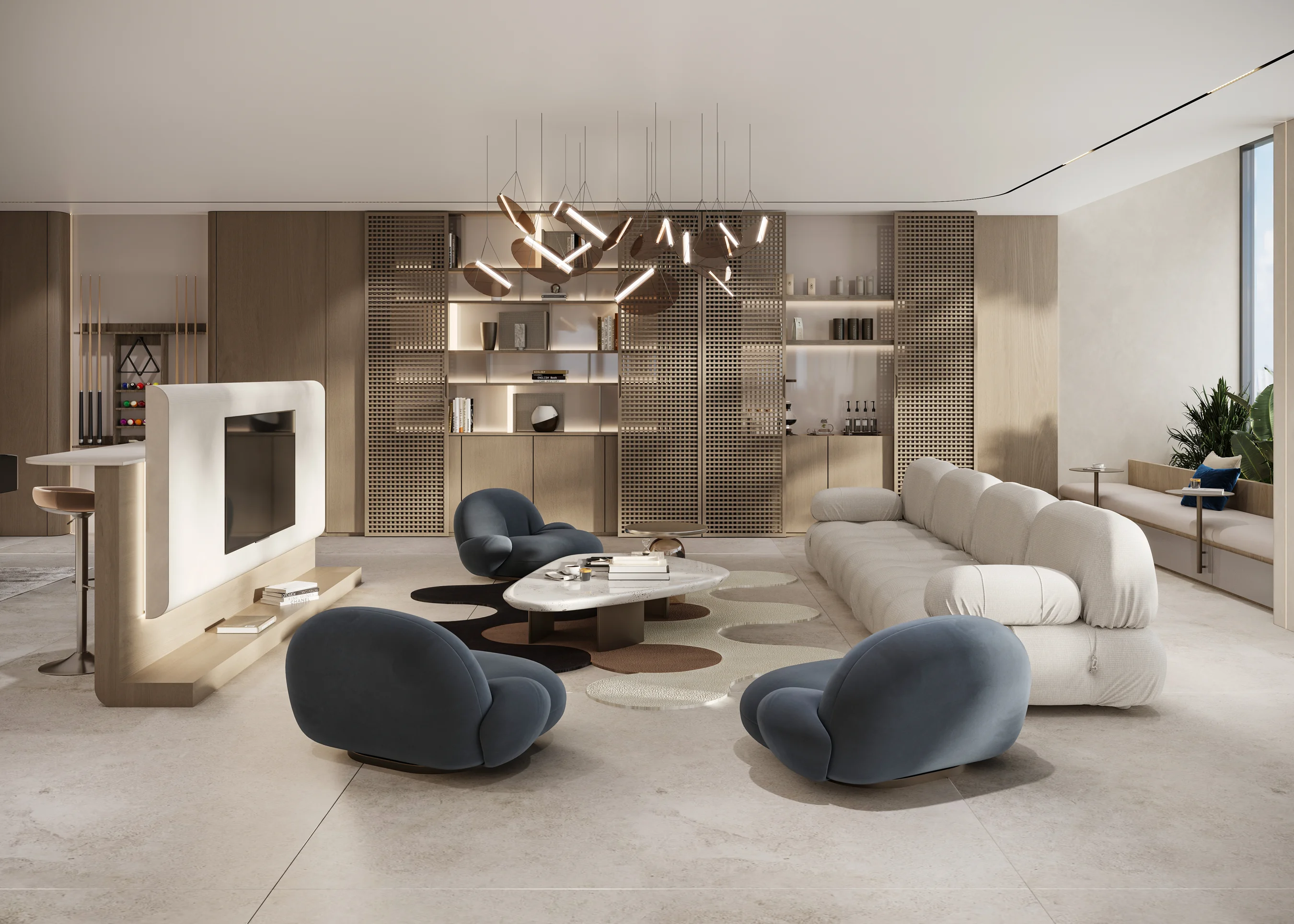 Entertainment lounge