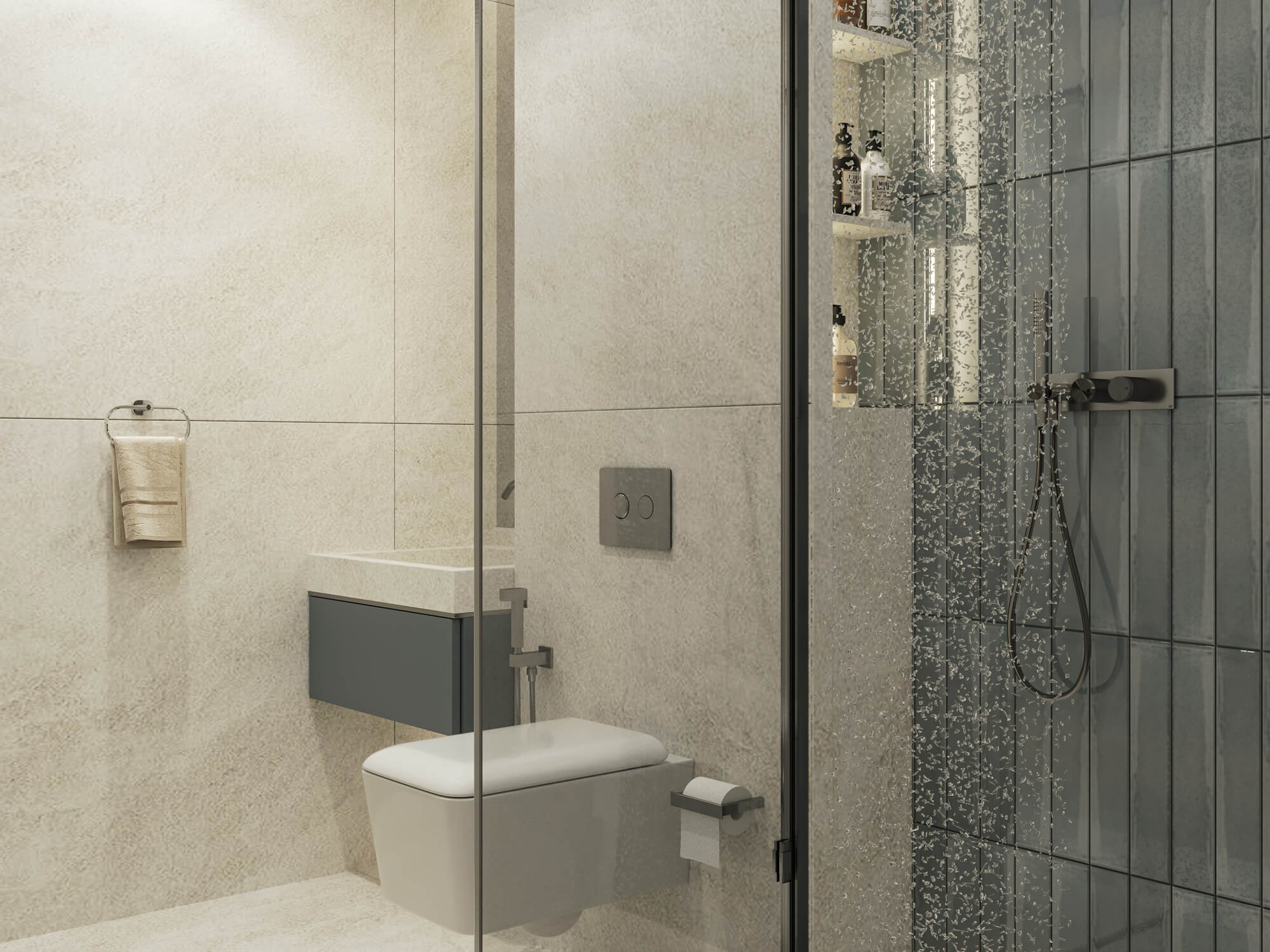 Master bathroom