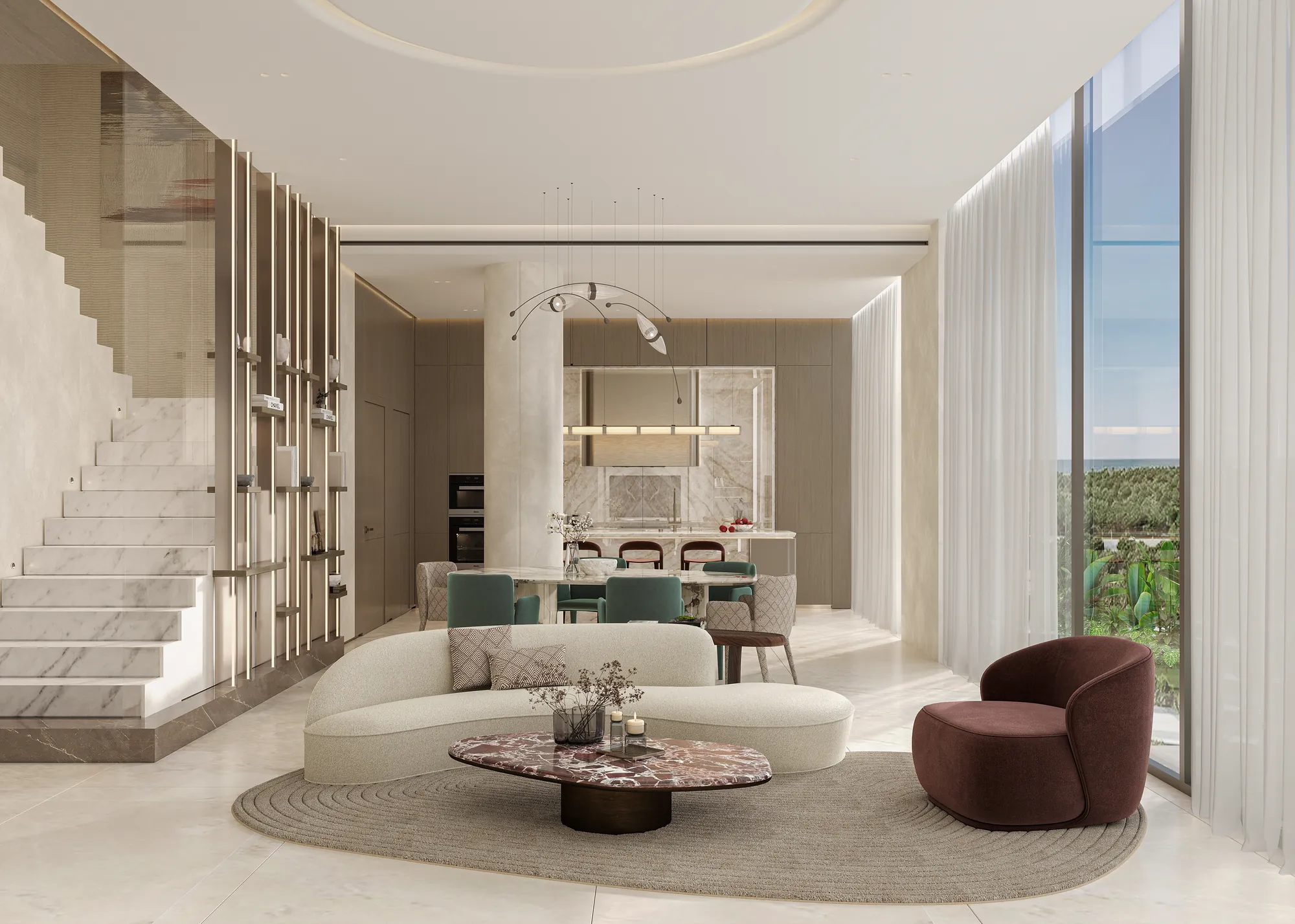 Duplex residence view 1